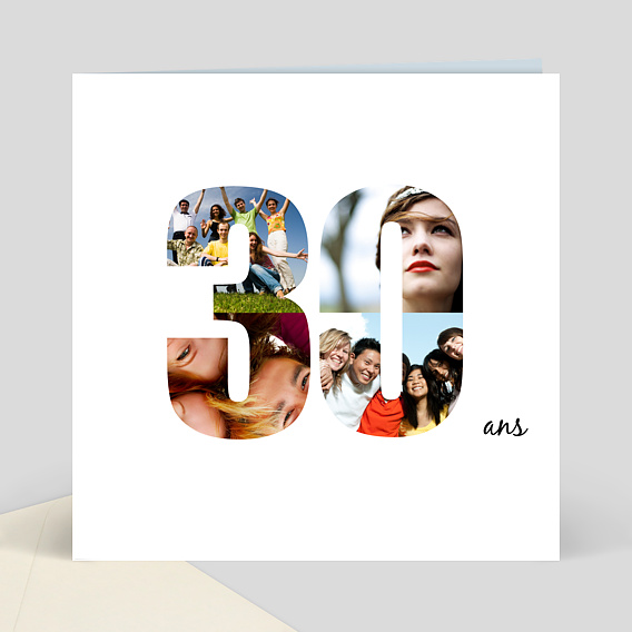 Anniversaire Adulte Carte anniversaire 30 ans