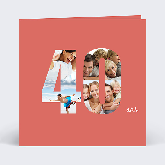 Anniversaire Adulte Carte anniversaire 40 ans