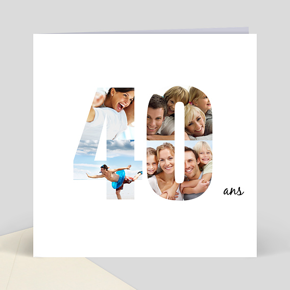 Anniversaire Adulte Carte anniversaire 40 ans