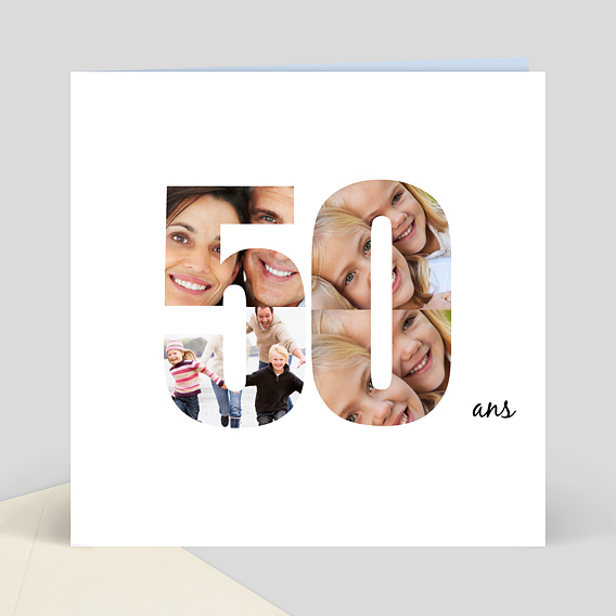 Anniversaire Adulte Carte anniversaire 50 ans