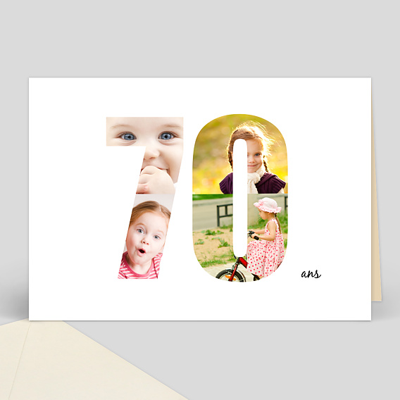 Carte Anniversaire Femme 70 Ans