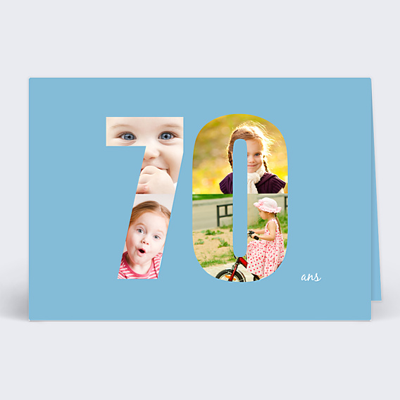 Anniversaire Adulte Carte anniversaire 70 ans
