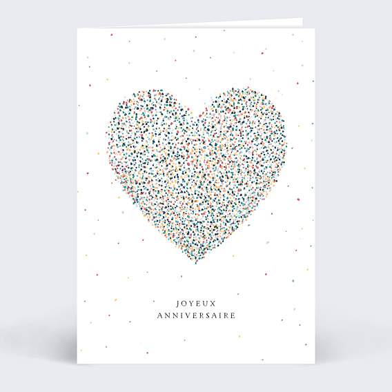 Carte D Anniversaire Coeur Carte D Anniversaire Coeur