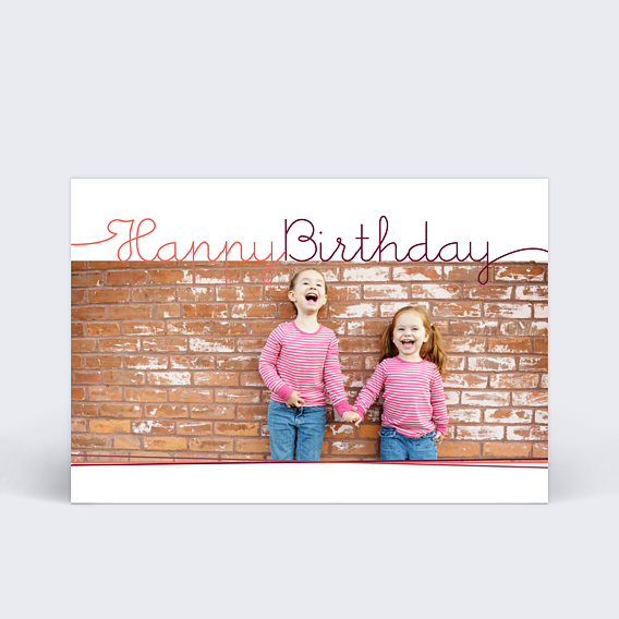Anniversaire Enfant Carte anniversaire enfant écriture manuscrite
