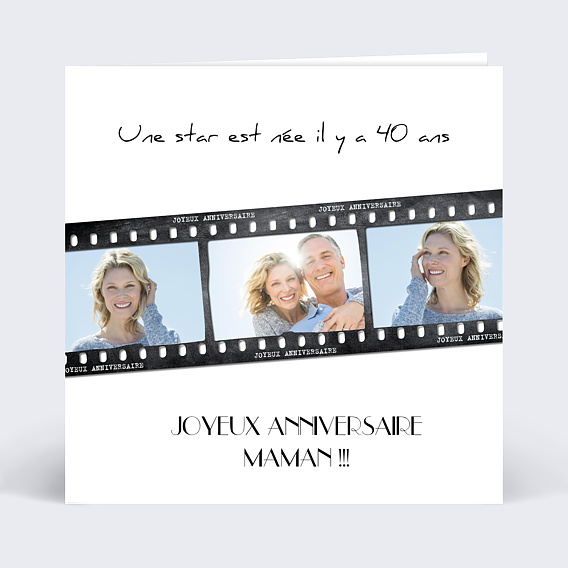 Anniversaire Adulte Carte anniversaire photos
