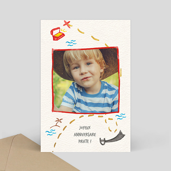 Anniversaire Enfant Carte au trésor