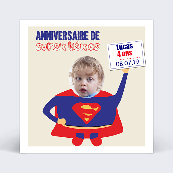 Invitation Anniversaire Enfant Carte d'invitation anniversaire enfant