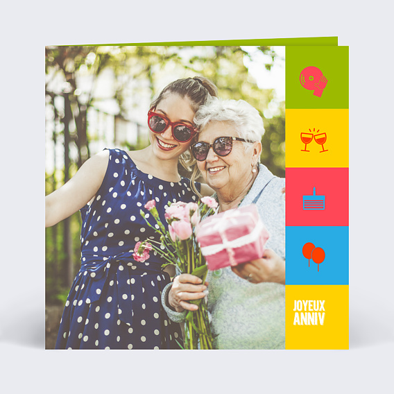 Anniversaire Adulte Carte postale anniversaire