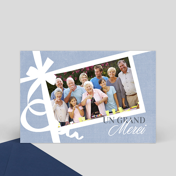 Remerciements Anniversaire Carte un grand merci