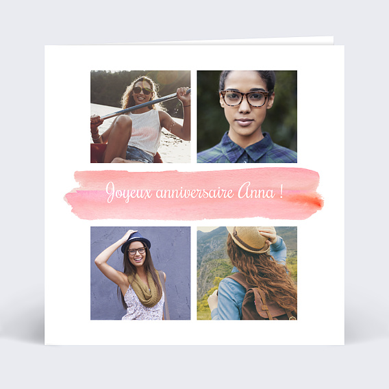 Anniversaire Adulte Douce Couleur