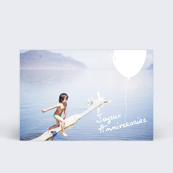 Anniversaire Enfant Ecriture ballon anniversaire