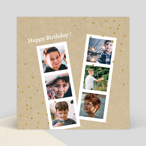 Anniversaire Enfant Polaroid anniversaire 2