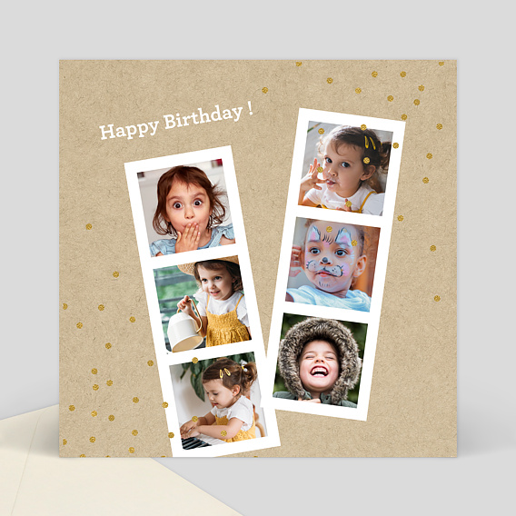Anniversaire Enfant Polaroid anniversaire 2