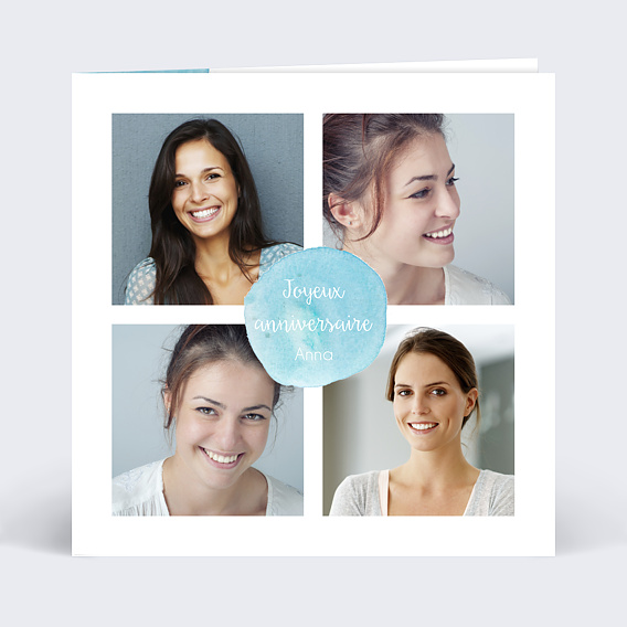 Anniversaire Adulte Goutte d'eau