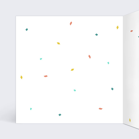 Carte anniversaire enfant Rébus Cerf Intérieur Gauche