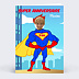 Carte anniversaire enfant Superman Äge Modifiable