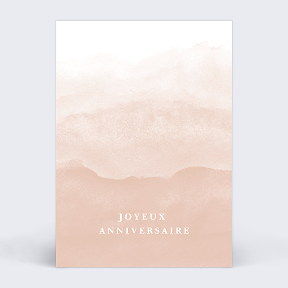 Carte anniversaire Jolies Couleurs