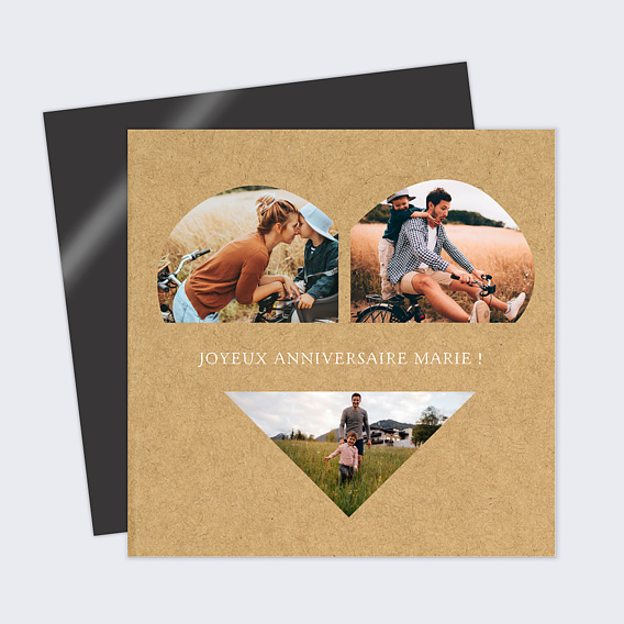 Carte anniversaire Déclaration d'Amour