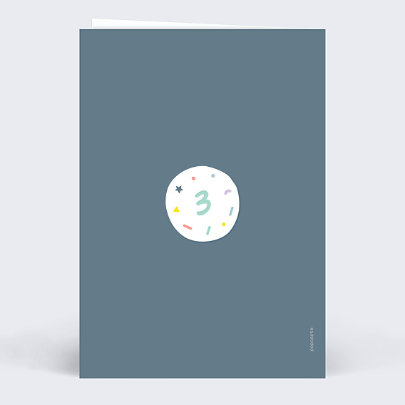 Invitation Anniversaire Enfant 3 ans