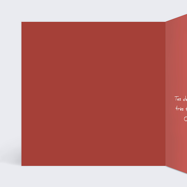 Carte Anniversaire Effet Enveloppe Intérieur Gauche