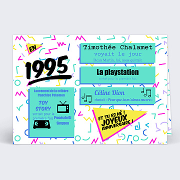 Anniversaire Adulte Années 90