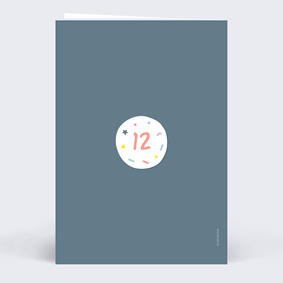 Invitation Anniversaire Enfant 12 ans