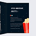 Carte anniversaire Thème Cinéma Intérieur Droit