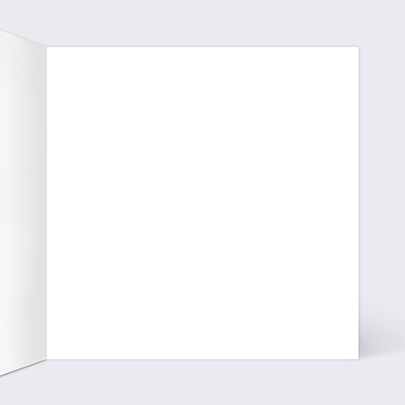 Carte anniversaire Modèle 100% Personnalisable Intérieur Droit