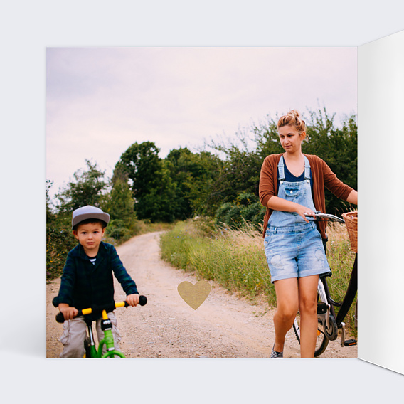 Carte anniversaire Déclaration d'Amour Intérieur Gauche