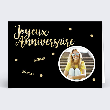 Anniversaire Adulte Paillettes