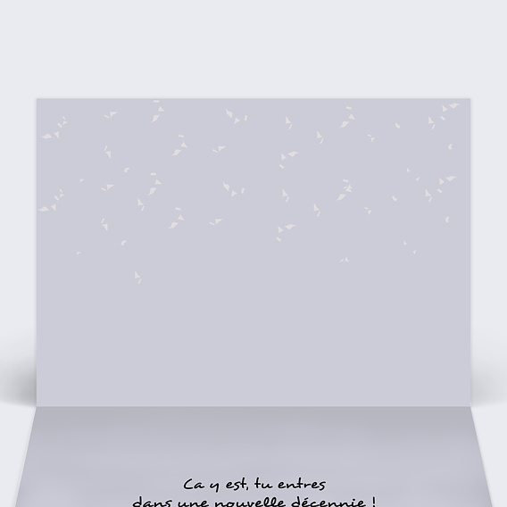 Carte anniversaire 90 ans Intérieur Gauche