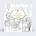 Carte anniversaire enfant Coloriage Fête Foraine