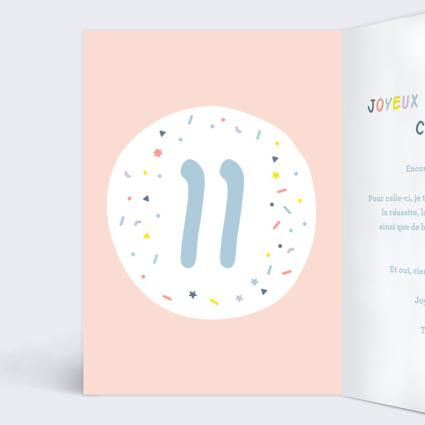 Carte D Anniversaire Enfant Special 11 Ans