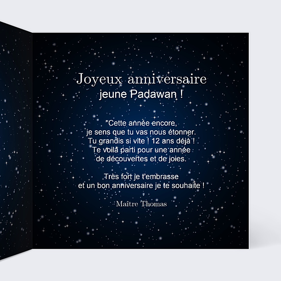 Anniversaire Enfant Galaxie