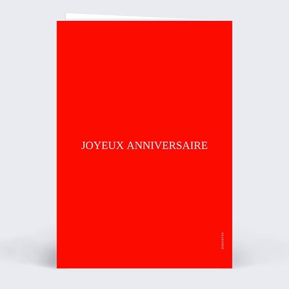 Carte anniversaire Couverture Plus Belle Femme Verso