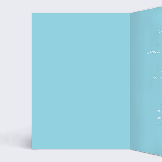 Carte anniversaire Joyeux Anniversaire Bougie Intérieur Gauche