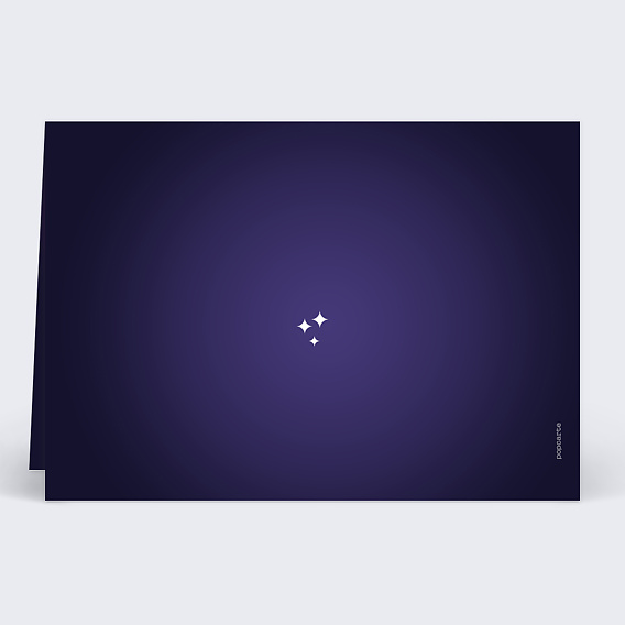 Carte anniversaire Années 80 Verso