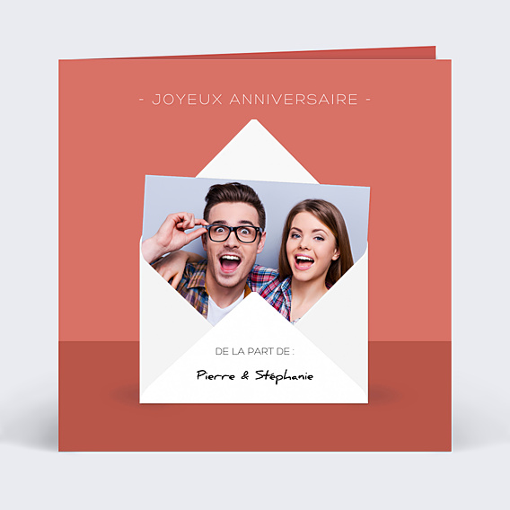 Anniversaire Adulte Effet Enveloppe