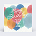 Carte anniversaire enfant Balloons