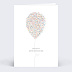 Carte anniversaire Ballons