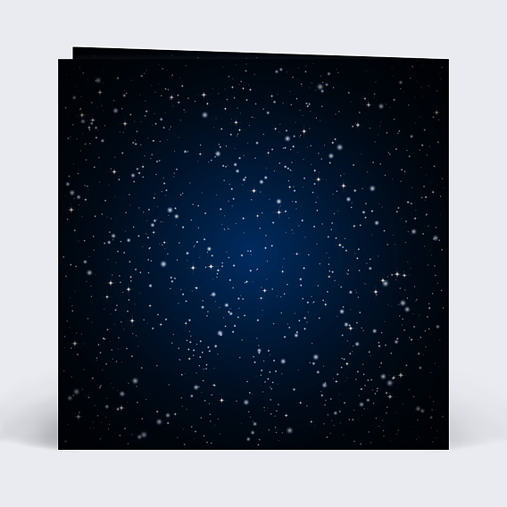 Carte anniversaire enfant Galaxie Verso