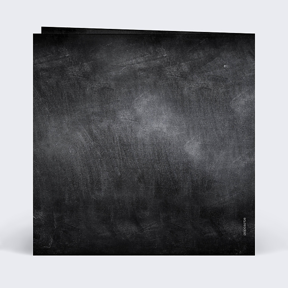 Invitation anniversaire Rock Verso