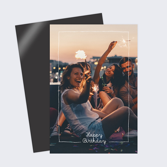 Carte anniversaire Trait de Crayon