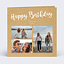 Carte anniversaire Joli Kraft