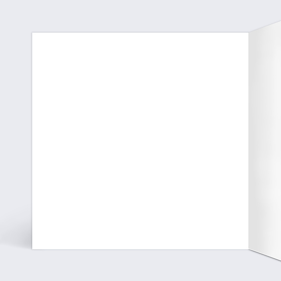 Carte anniversaire Modèle 100% Personnalisable Intérieur Gauche