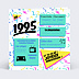 Carte anniversaire Années 90
