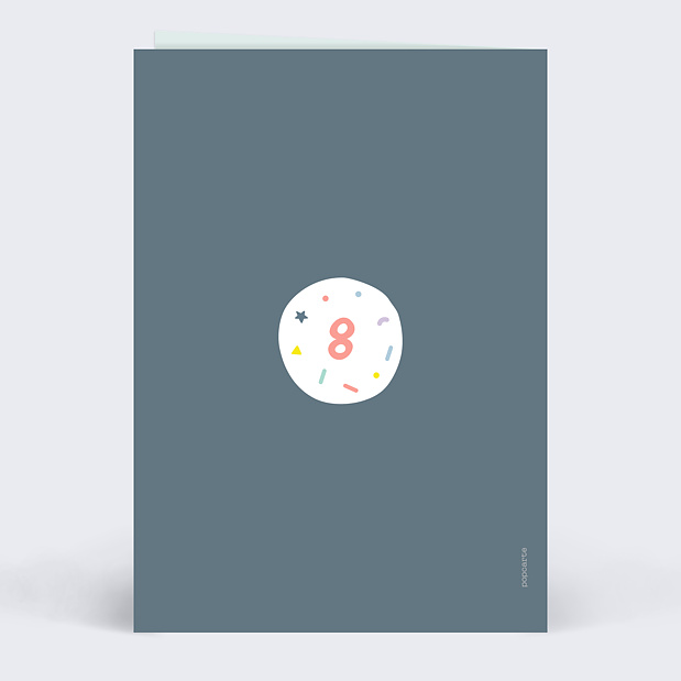 Carte Anniversaire 8 ans Verso