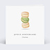 Carte anniversaire Macaron
