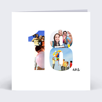 Invitation Anniversaire Virtuelle 18 ans