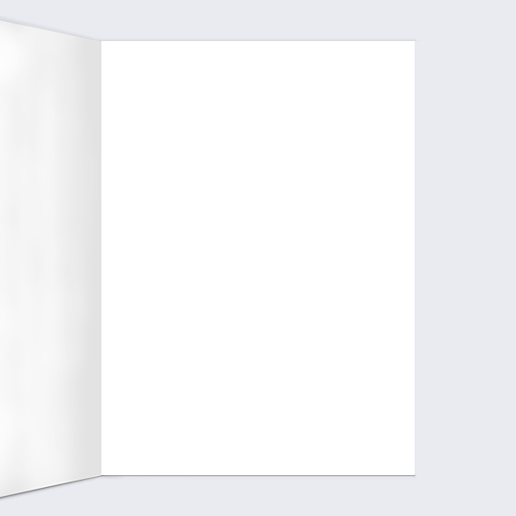 Carte anniversaire Modèle 100% Personnalisable Intérieur Droit